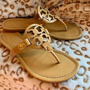 Tory Burch Patent Miller Sandals